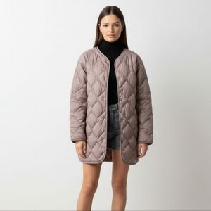 Uniqlo Ultra Light Down Coat Lavender Women Size S